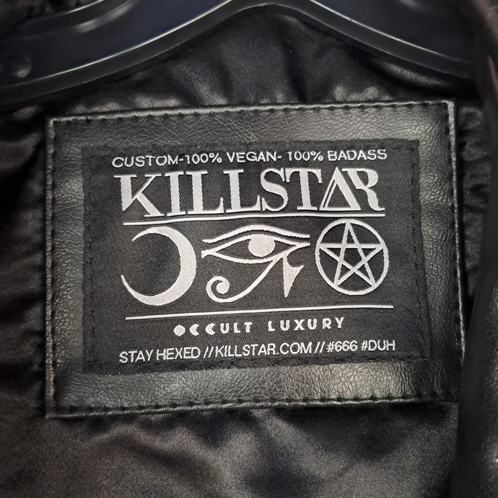 Killstar Black Spiked Biker Jacket - Picture 8 of 10